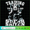 Training To Go Super Saiyan Vegeta SVG, Dragon Ball SVG, Goku SVG
