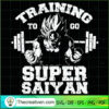 Training To Go Super Saiyan Son Goku SVG, Dragon Ball SVG, Goku SVG