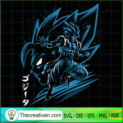 Songota in mind Songota Head SVG, Dragon Ball SVG, Goku SVG
