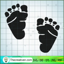 Baby Feet Free SVG Cut File for Cricut & Silhouette