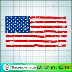 USA Flag Free SVG Cut File for Cricut & Silhouette