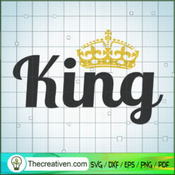 King Free SVG Cut File for Cricut & Silhouette