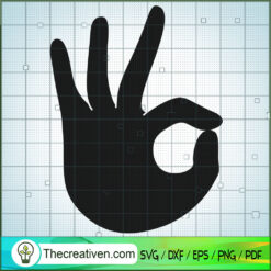 Hand Ok SVG Free, Hand SVG Free, Free SVG For Cricut Silhouette