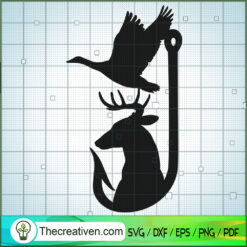 Deer Duck Hunting Free SVG Cut File for Cricut & Silhouette