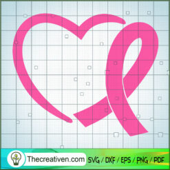 Heart Cancer Free SVG Cut File for Cricut & Silhouette