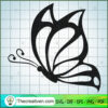 Butterfly Vol 1 Free SVG Cut File for Cricut & Silhouette 3 BUTTERFLY1 copy