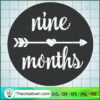 Nine Month SVG Free, Birthday SVG Free, Free SVG For Cricut Silhouette 2 NINE MONTHS copy