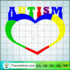 Autism Heart SVG Free, Autism SVG Free, Free SVG For Cricut Silhouette 2 AUTISM7 copy