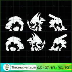 Pokemon Evolution SVG, Pokemon SVG, Pokemon Ball SVG