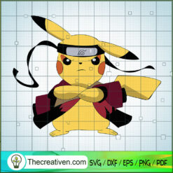 Pikcachu Konoha SVG, Pokemon SVG, Pokemon Ball SVG
