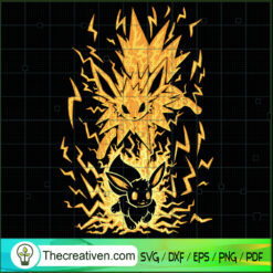 Eevee Evolution SVG, Pokemon SVG, Pokemon Ball SVG