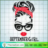 September girl svg face eys svg winked eye svg April birthday svg birthday vector svg copy