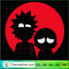 Rick And Morty Shadow Red Circle SVG Cut File for Cricut & Silhouette