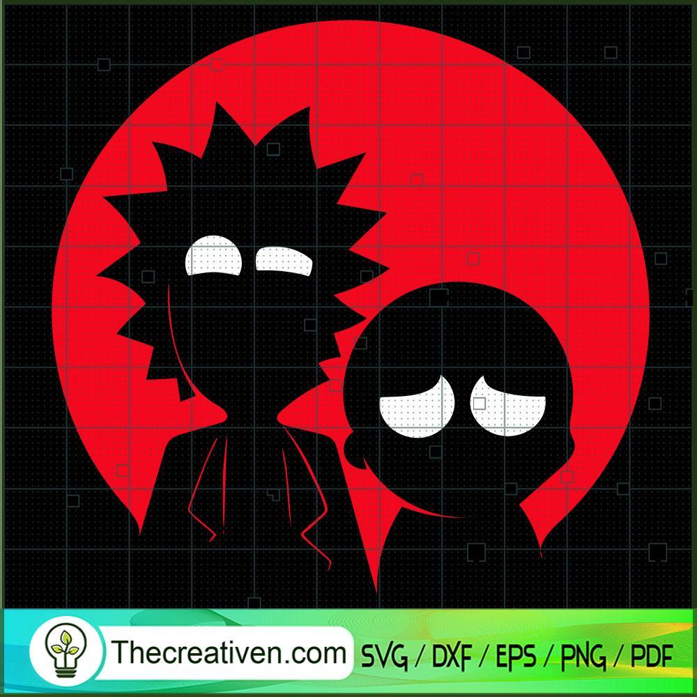 Rick And Morty Shadow Red Circle SVG Cut File for Cricut & Silhouette 1 Rick And Morty Shadow Red Circle SVG Cut File for Cricut & Silhouette