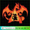 Charmander Dragon Shadow SVG, Pokémon SVG, Cartoon Movie SVG