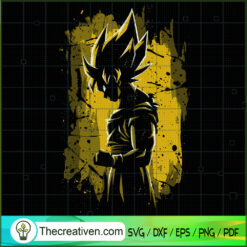 Goku Beauty Art SVG, Goku SVG, Dragon Ball Z SVG