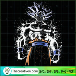 Goku Ultra Instinct Sign SVG, Goku SVG, Dragon Ball Z SVG