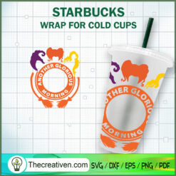 Orange Witch Hocus Pocus Sta SVG Cut File for Cricut