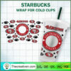 Sanfrancisco Niners Starbucks Cup SVG Cut File for Cricut & Silhouette