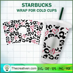 Starbucks Cup SVG, Starbucks Cold Cup Full Wrap SVG