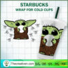Baby Yoda Starbucks Cup SVG, Starbucks Cold Cup Full Wrap SVG 2 122 copy 7