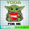 Yoda One For Me SVG, Baby Yoda SVG, Yoda Heart SVG 3 2 copy 8