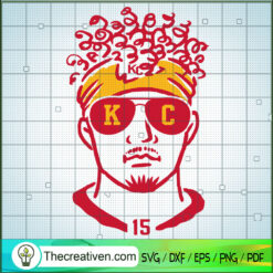 Patrick Mahomes SVG, Patrick Number 15 SVG, Kansas City Player SVG
