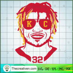 Tyrann Mathieu SVG Cut File for Cricut & Silhouette