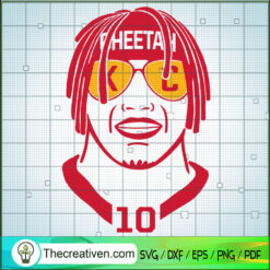 Tyreek Hill SVG, Tyreek Hill Number 10 SVG, Kansas City Player SVG