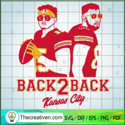 Back2Back Kansas City SVG Cut File for Cricut & Silhouette