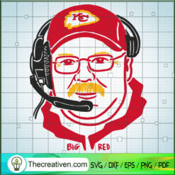 Big Red SVG, Kansas City Chiefs SVG, Andy Reid SVG