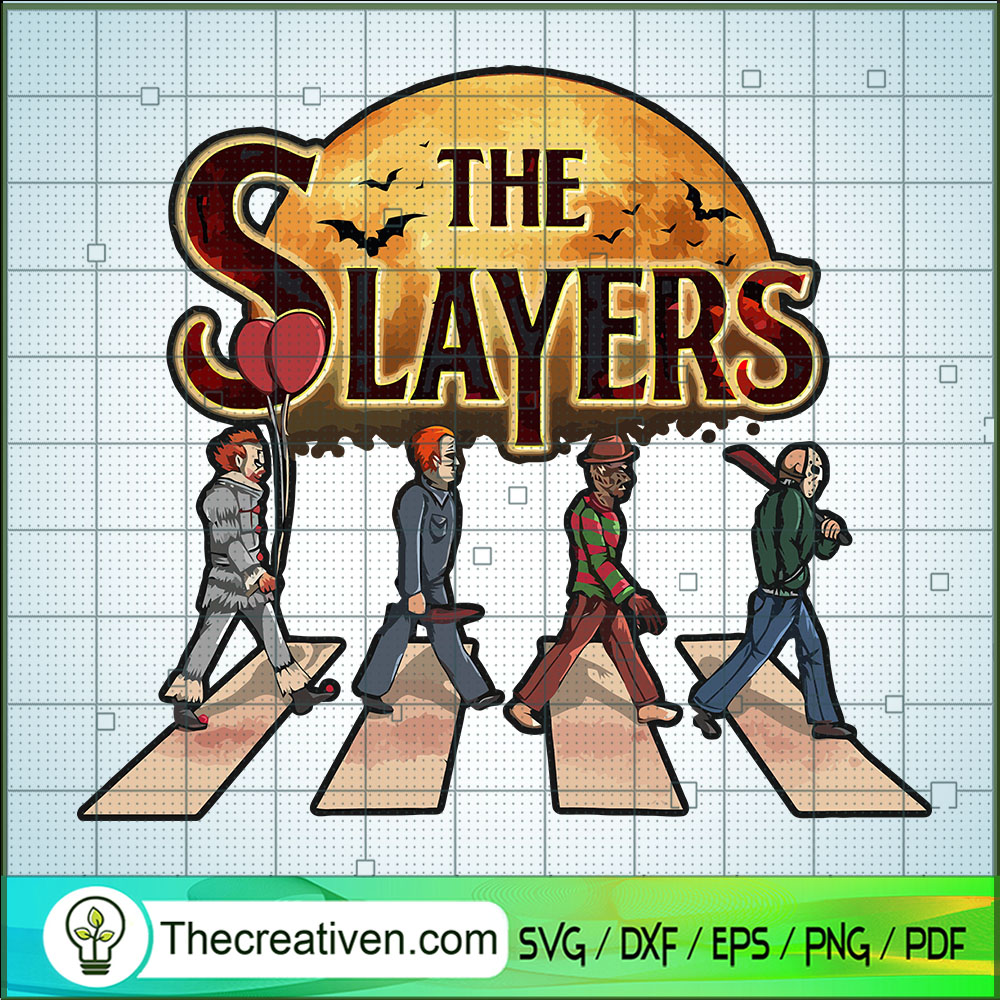 The Slayers Walking SVG, Horror Characters SVG, Halloween Horror SVG 1 The Slayers Walking SVG, Horror Characters SVG, Halloween Horror SVG
