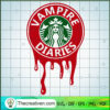 Vampire Diaries Starbucks SVG, Starbucks SVG, Starbucks Halloween SVG
