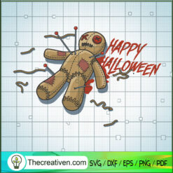Happy Halloween SVG, Scary Teddy Bear SVG, Halloween SVG