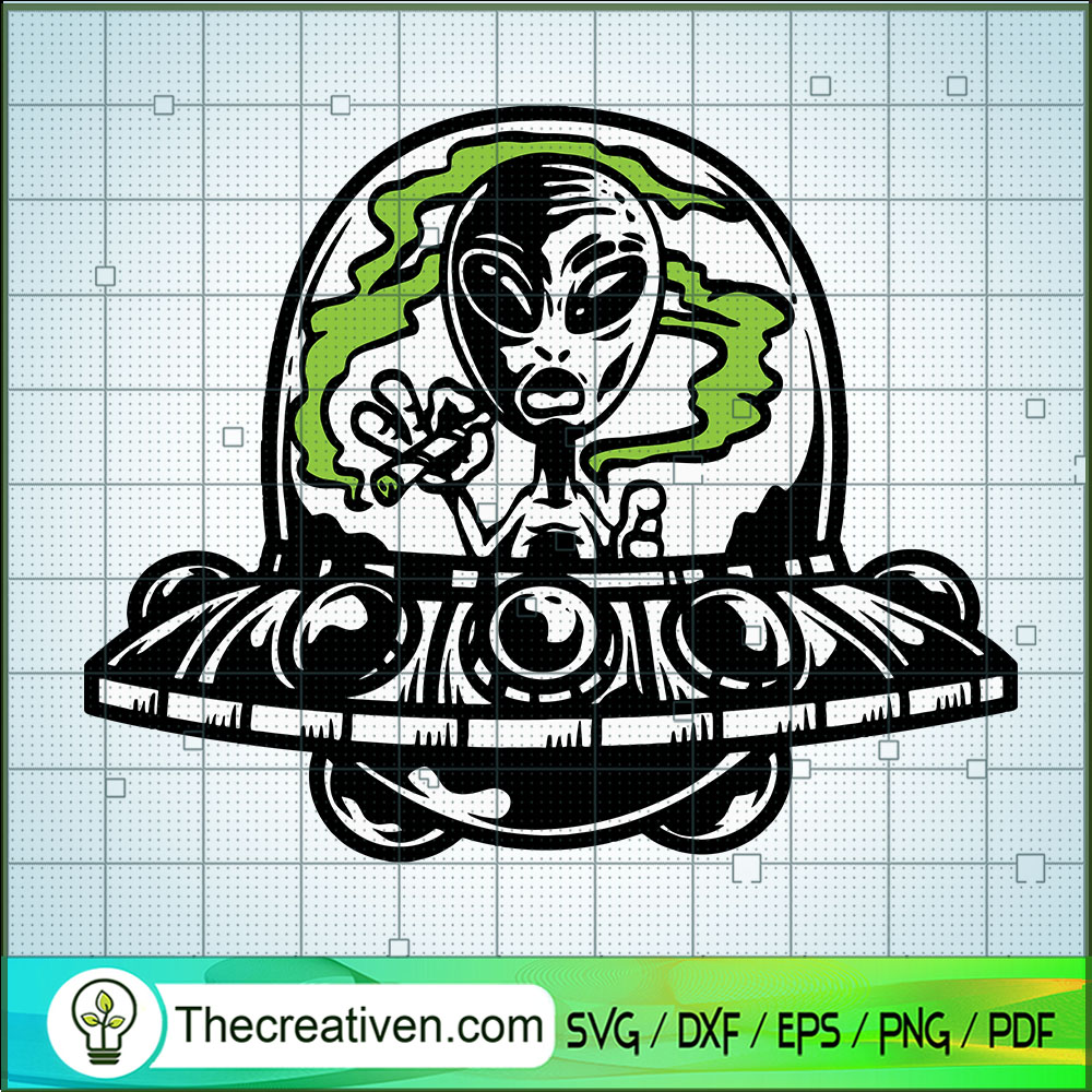 Alien Smoke Weed SVG, Cannabis SVG, Marijuana SVG 1 Alien Smoke Weed SVG, Cannabis SVG, Marijuana SVG