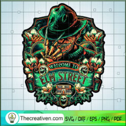 Welcome To Elm Street SVG, Freddy Krueger SVG, Horror Movie SVG