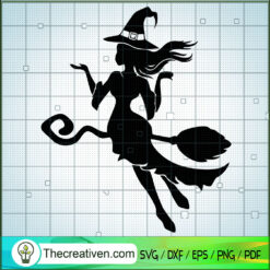 Happy Halloween SVG, Witch Broomstick SVG, Halloween SVG