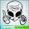 Middle Finger Ailen Weed SVG, Ailen SVG, Cannabis SVG 2 6 copy 9