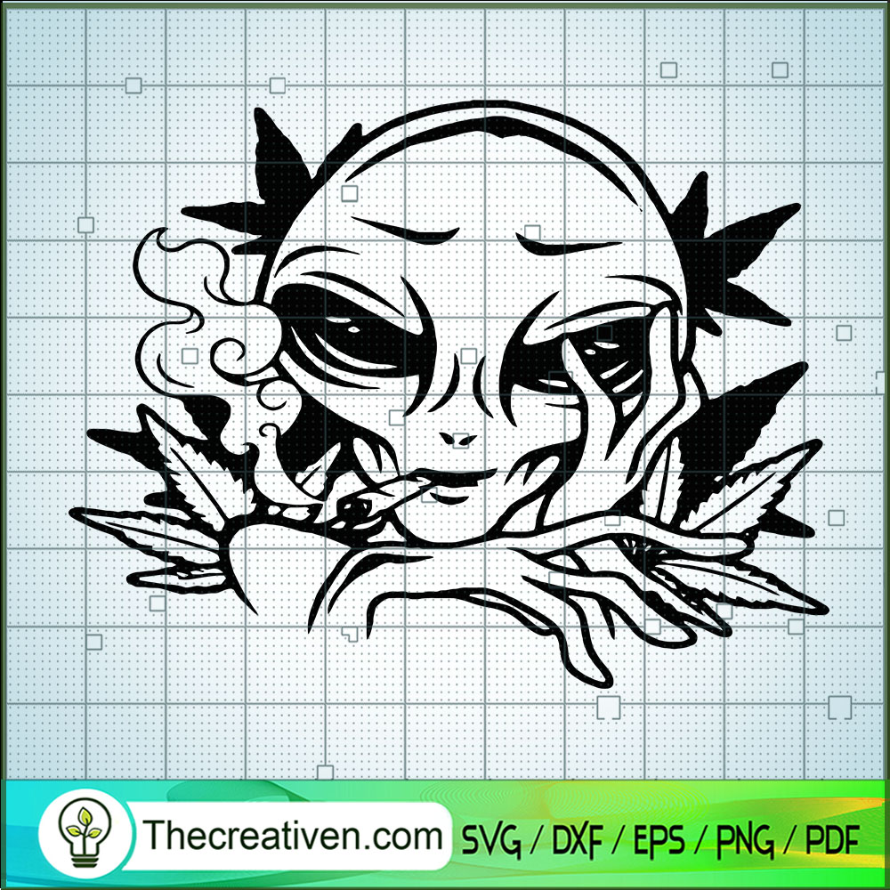 Ailen Smoke Weed SVG, Ailen 420 SVG, Cannabis SVG 1 Ailen Smoke Weed SVG, Ailen 420 SVG, Cannabis SVG
