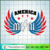 America Mini Wings SVG, American SVG, Wings SVG