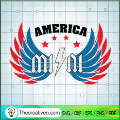 America Mini Wings SVG, American SVG, Wings SVG