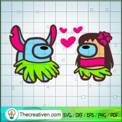Among Us Stitch SVG, Stitch SVG, Among Us SVG