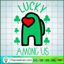 Among Us and Ham Green SVG Cut File for Cricut & Silho Design 55749