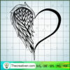 Wings Heart SVG, Lover SVG, Heart SVG 2 44 copy 9