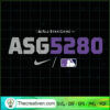 All Star Game Baseball SVG, ASG5280 SVG, MLB SVG
