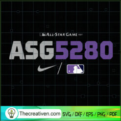 All Star Game Baseball SVG, ASG5280 SVG, MLB SVG
