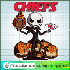 Jack Skellington Kansas City SVG Cut File for Cricut