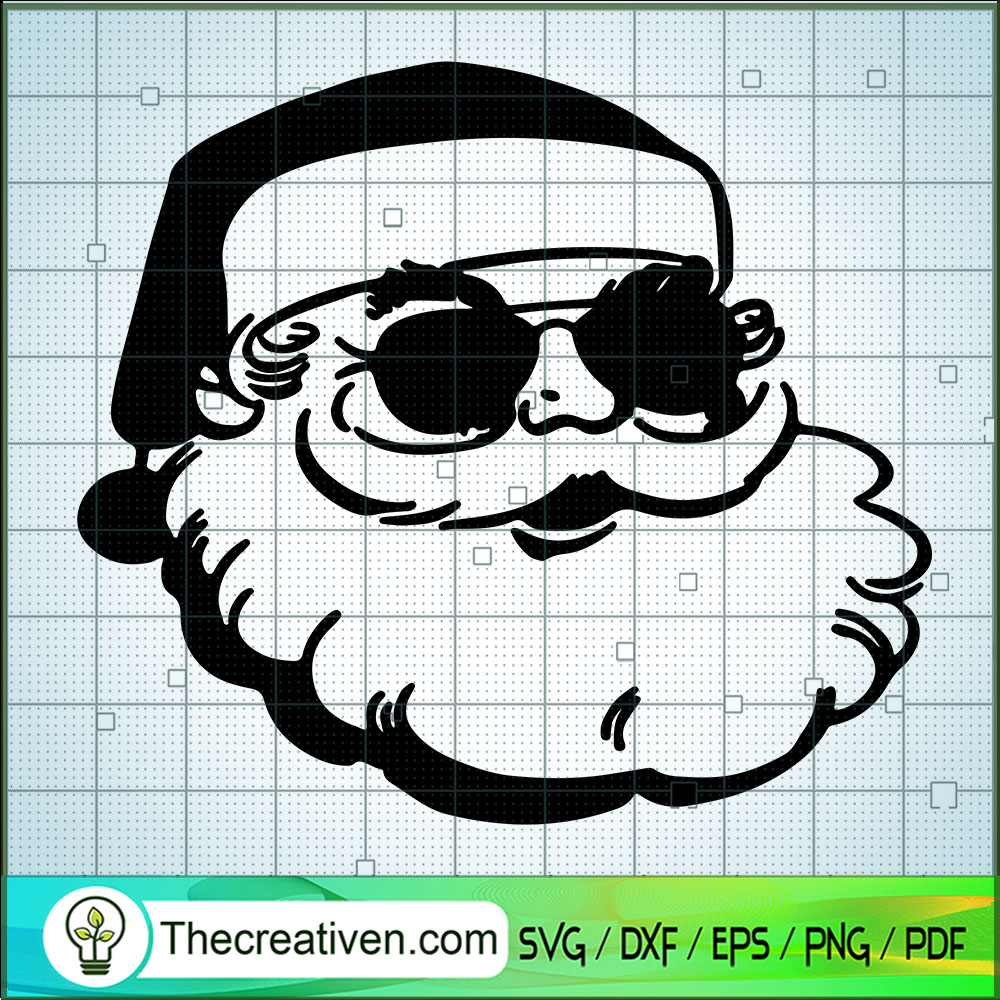 Cool Santa Claus Sunglasses SVG, Christmas SVG, Merry Xmas SVG 1 Cool Santa Claus Sunglasses SVG, Christmas SVG, Merry Xmas SVG