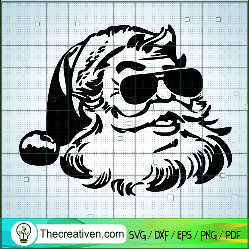Santa Claus Sunglasses SVG, Christmas SVG, Merry Xmas SVG 1 Santa Claus Sunglasses SVG, Christmas SVG, Merry Xmas SVG