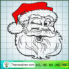Santa Claus Blink SVG, Christmas SVG, Merry Xmas SVG 2 189 copy 1